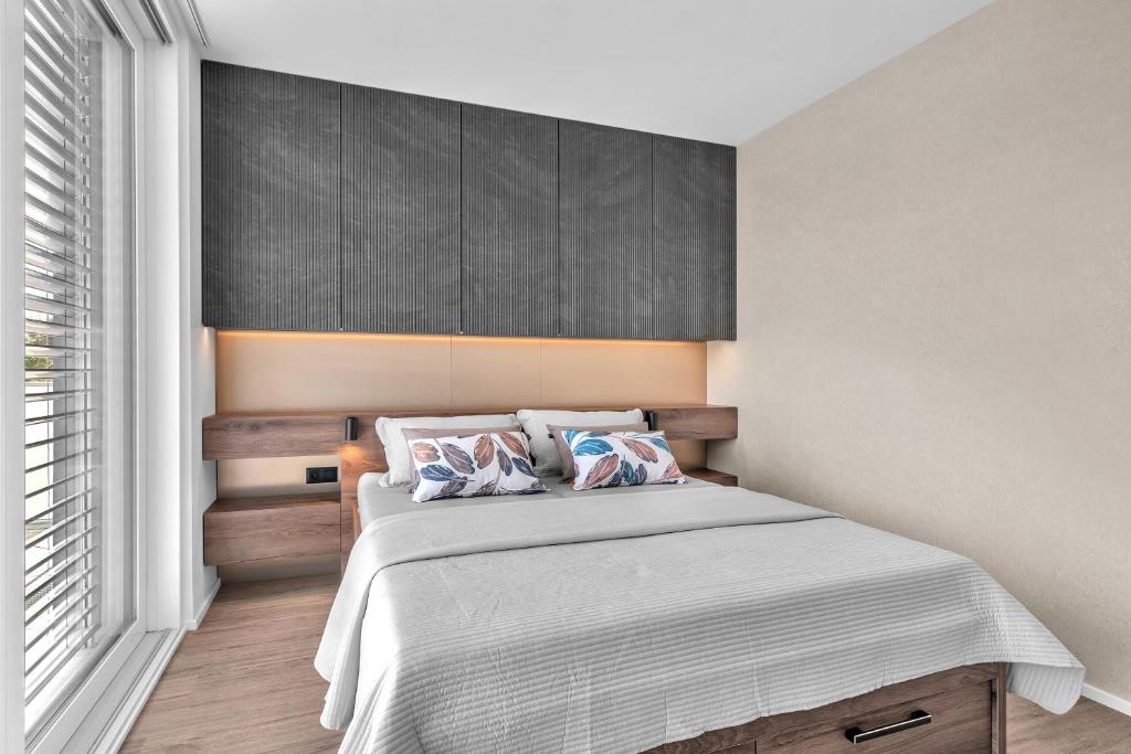 Postel nebo postele na pokoji v ubytování Apartment VIVA TEBA Vrchlabí