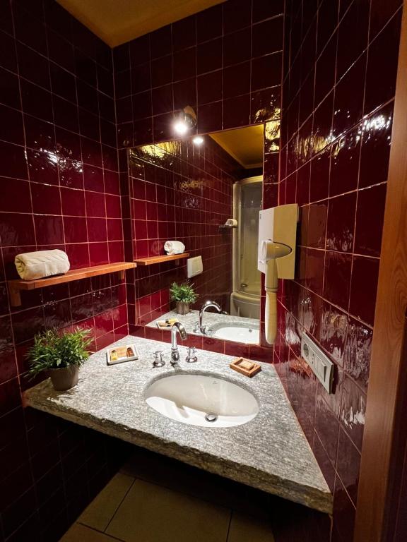 Koupelna v ubytování Nest Hotel Sestriere