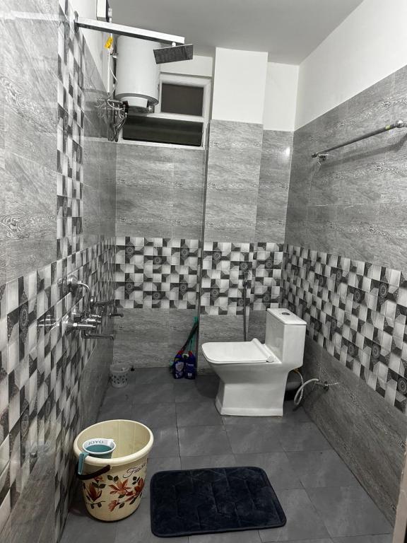 Koupelna v ubytování Kuhipaat Homestay
