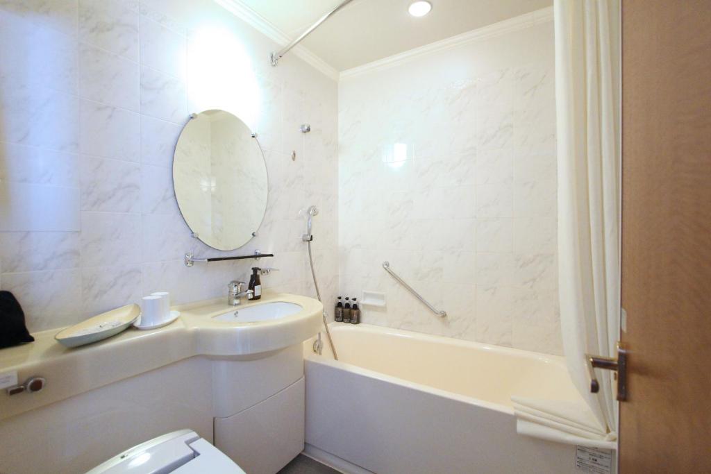 Koupelna v ubytování KOKO HOTEL Osaka Shinsaibashi