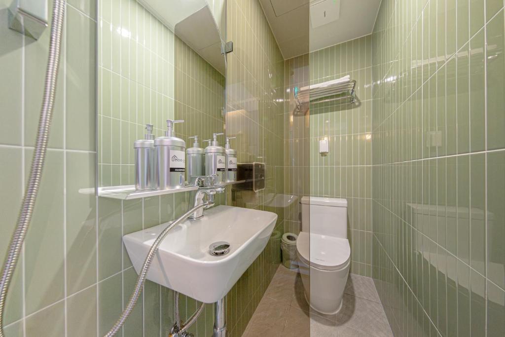 Koupelna v ubytování Uhoostay Myeongdong Guesthouse