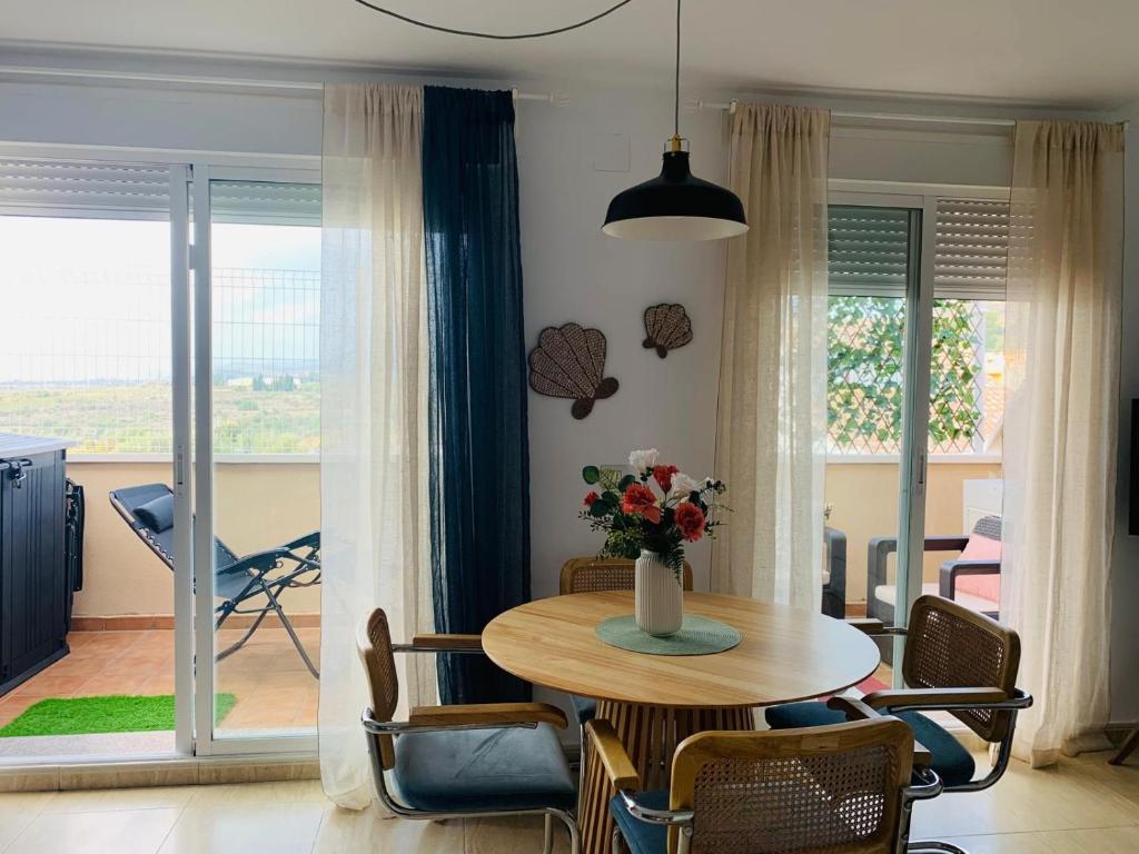 Χώρος καθιστικού στο Ático El Racó de Carmen - Torreblanca