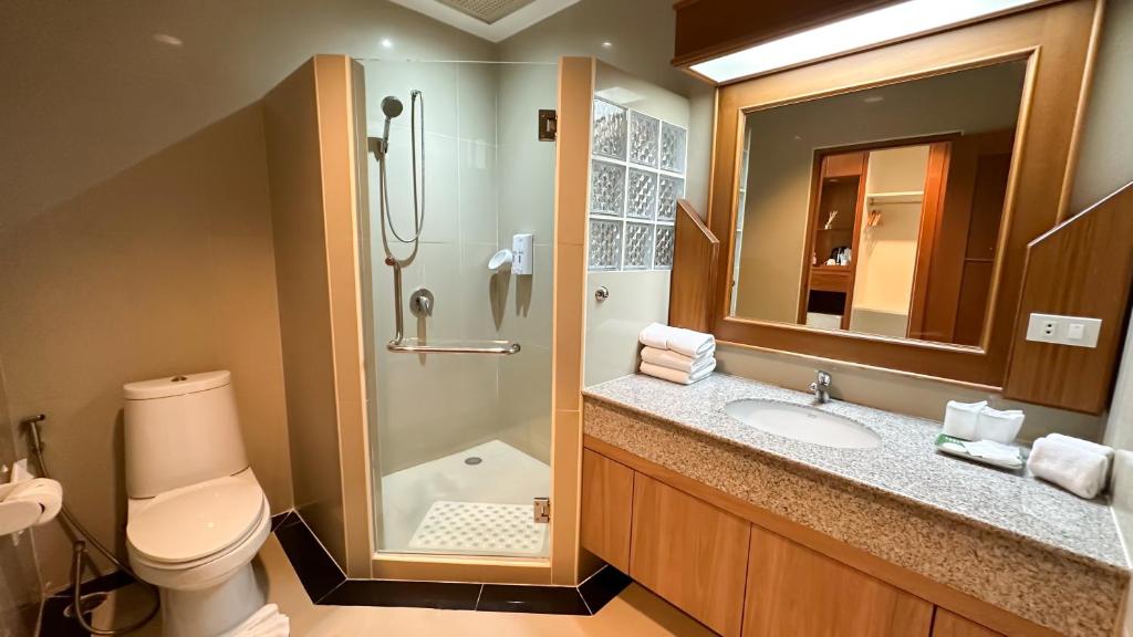 Koupelna v ubytování Siamgrand Hotel