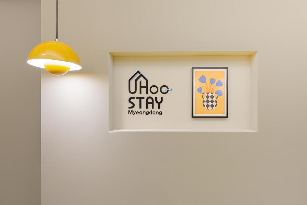 Certifikát, hodnocení, plakát nebo jiný dokument vystavený v ubytování Uhoostay Myeongdong Guesthouse