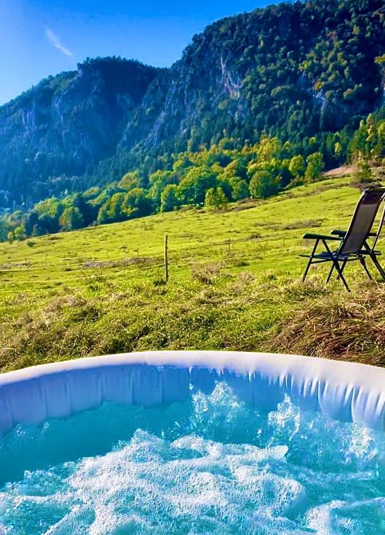 Příroda nedaleko luxury tent
