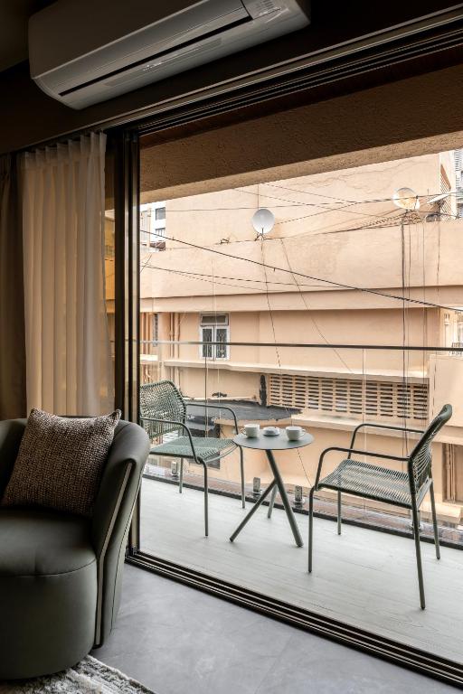 Balkón nebo terasa v ubytování Orbit Serviced Apartments