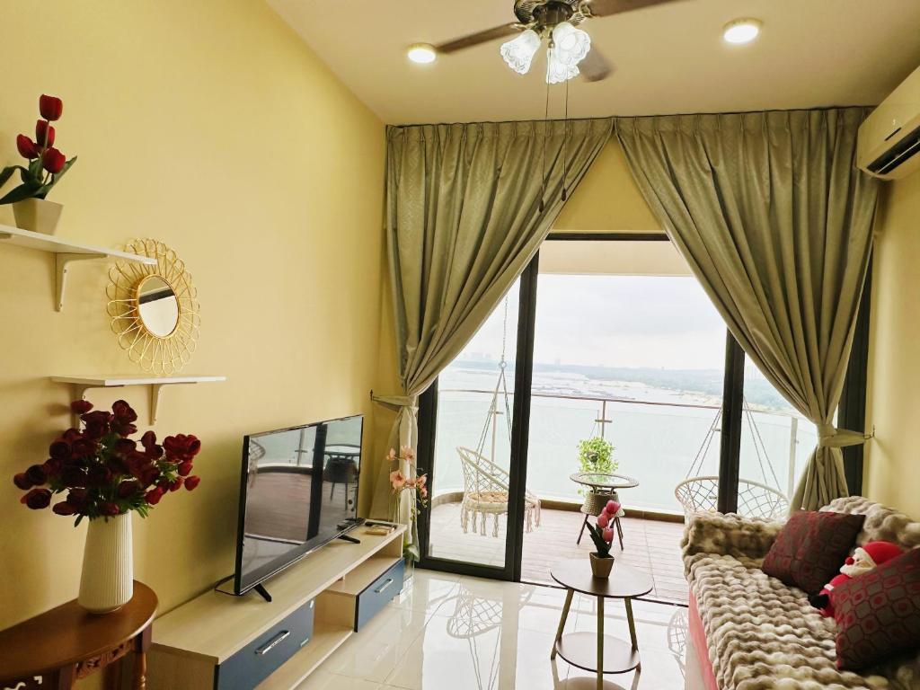 雅居清新两房一厕3-6人入住花园景金海湾danga bay, Johor Bahru (updated prices 2026)