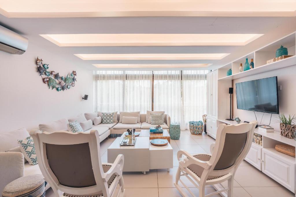 Μια τηλεόραση ή/και κέντρο ψυχαγωγίας στο Unique gem penthouse in playa bonita