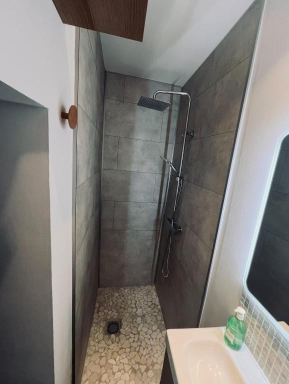 Koupelna v ubytování La maison Mythique