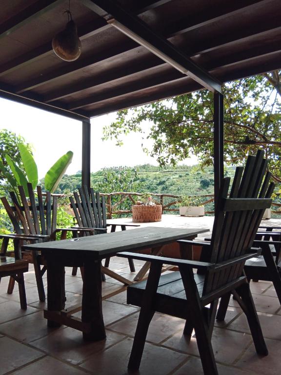 Balkón nebo terasa v ubytování Mimoza homestay, Cầu Đất - Đà Lạt