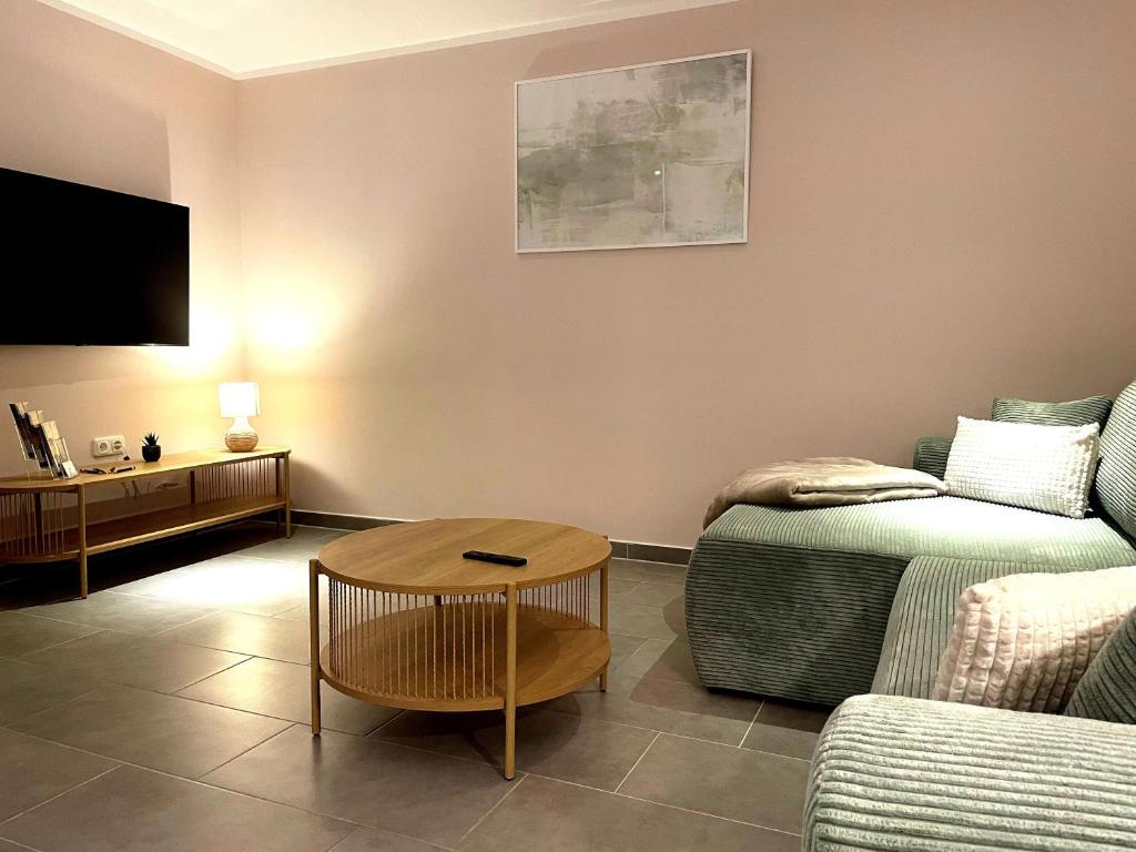 Posezení v ubytování Lightplace - Boxspring - Parkplatz - Netflix