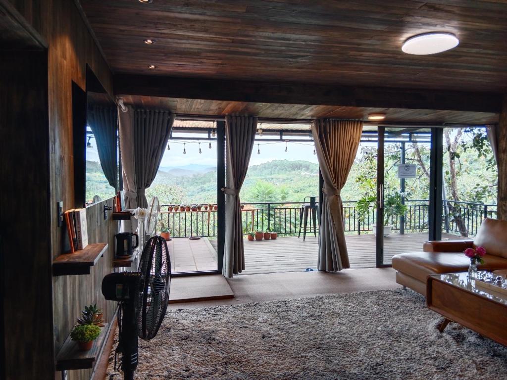 Balkón nebo terasa v ubytování Mimoza homestay, Cầu Đất - Đà Lạt