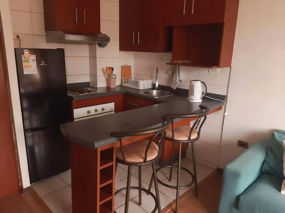Kuchyň nebo kuchyňský kout v ubytování Vista Montemar 1D 1B