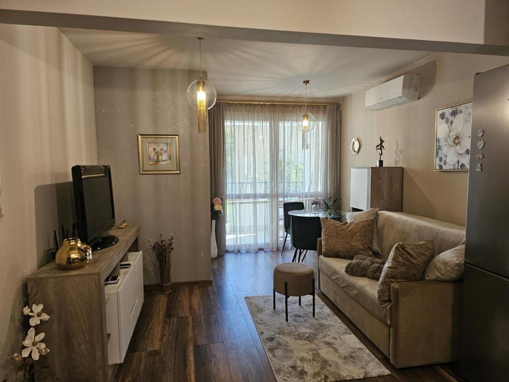 Posezení v ubytování Bright Inn - Holiday & Business Apartment
