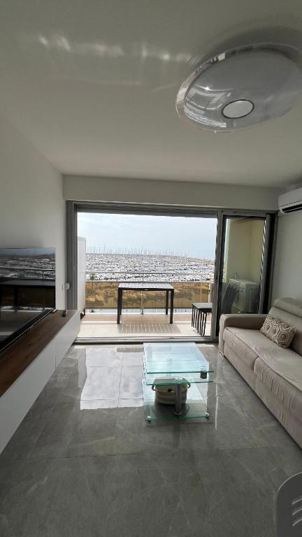 Posezení v ubytování Appartement vue mer