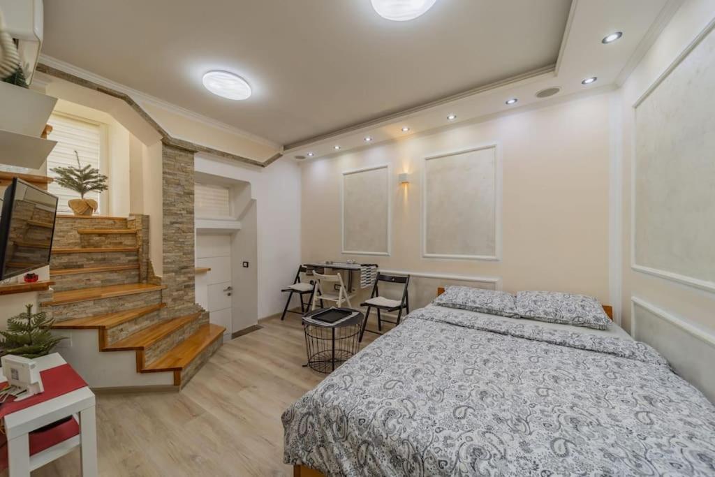 Krevet ili kreveti u jedinici u okviru objekta Megi Zemun Apartment