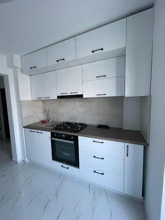Η κουζίνα ή μικρή κουζίνα στο Chic & Comfy Apartment Iasi
