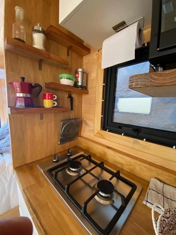 Cucina o angolo cottura di Hostal Kuyen