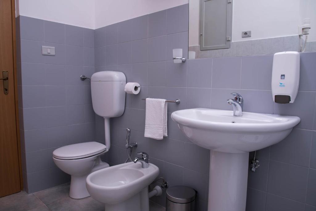 Łazienka w obiekcie B&B Il Tramontano