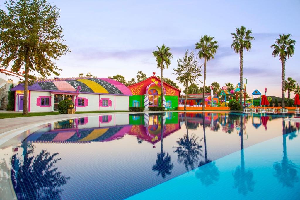 a view of the water park at the theme park at IC Hotels Santai Family Resort - Kids Concept in Belek