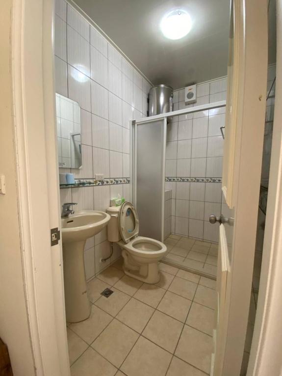 Koupelna v ubytování Puchin Homestay