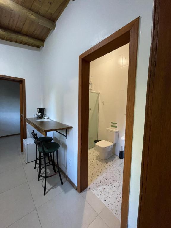 Phòng tắm tại Pousada Calmar