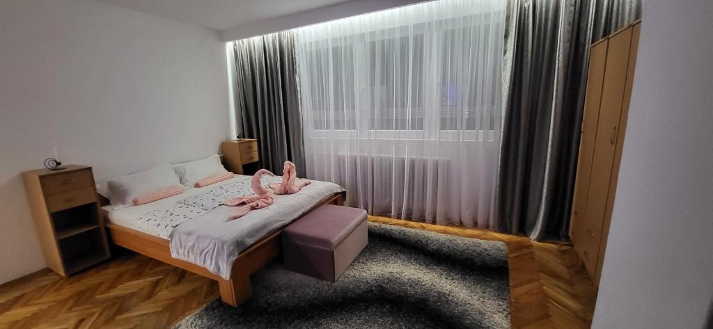 Postel nebo postele na pokoji v ubytování Apartman Jelena