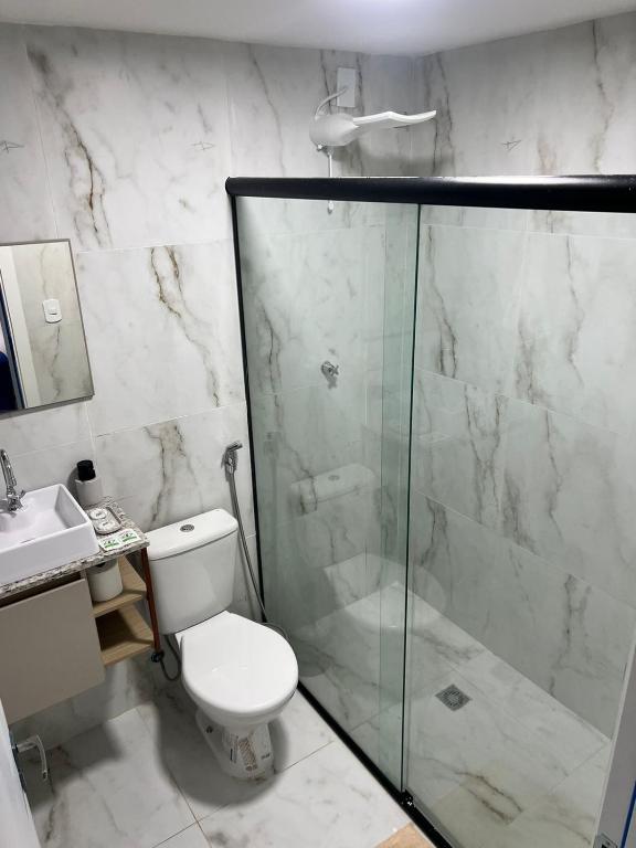 Koupelna v ubytování Edifício Creta Hotel