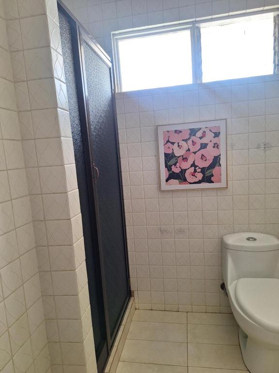 Koupelna v ubytování Linda y céntrica habitación