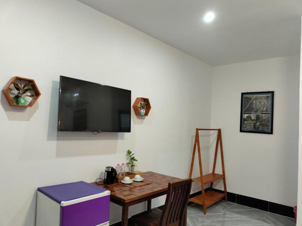 TV a/nebo společenská místnost v ubytování Davyta House