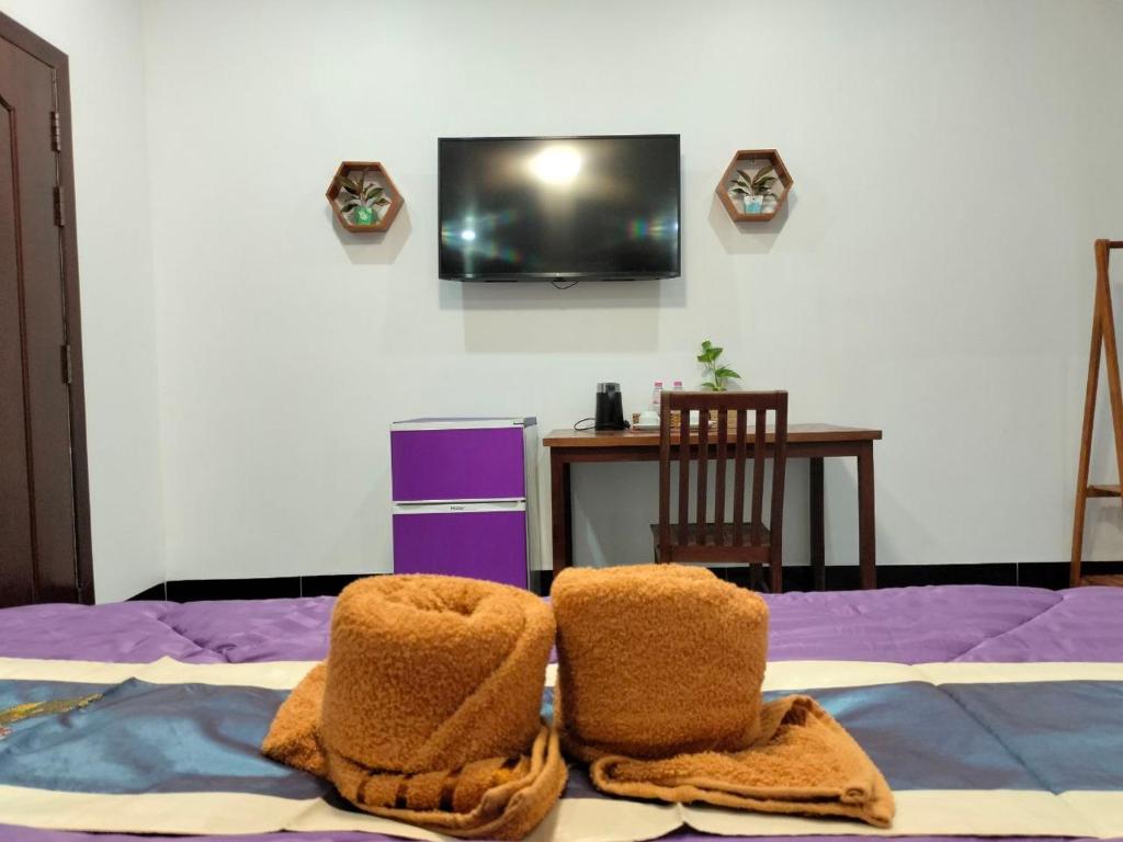 TV a/nebo společenská místnost v ubytování Davyta House