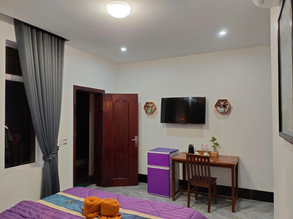 TV a/nebo společenská místnost v ubytování Davyta House