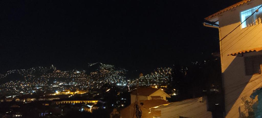 Nespecifikovaný výhled na destinaci Cuzco nebo výhled na město při pohledu z apartmánu
