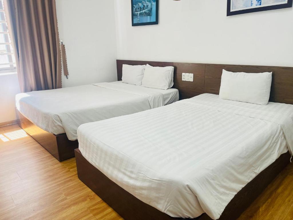 Postel nebo postele na pokoji v ubytování Silana Beachfront Hotel & Spa