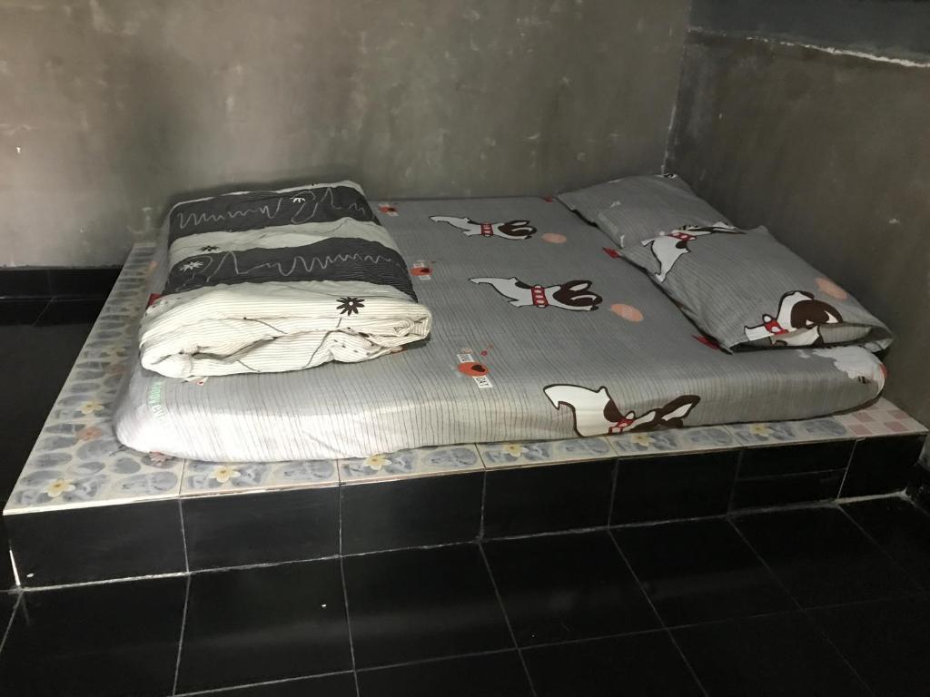 Postel nebo postele na pokoji v ubytování sleepy hut