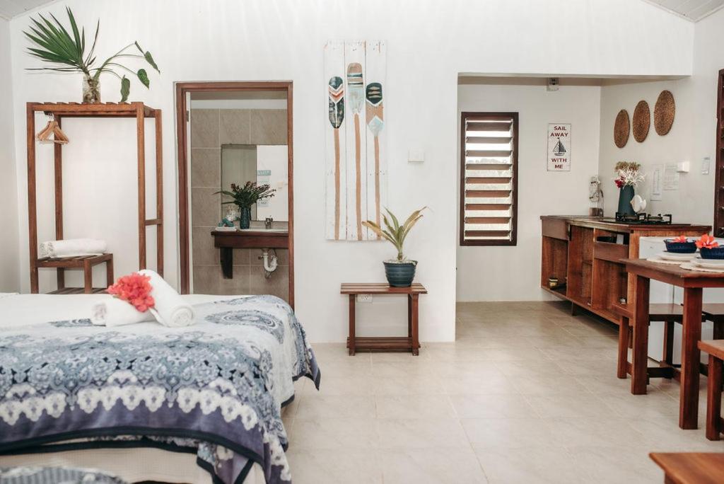 Postel nebo postele na pokoji v ubytování Le Life Resort