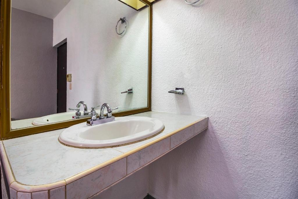 Koupelna v ubytování Hotel Canada, Guadalajara