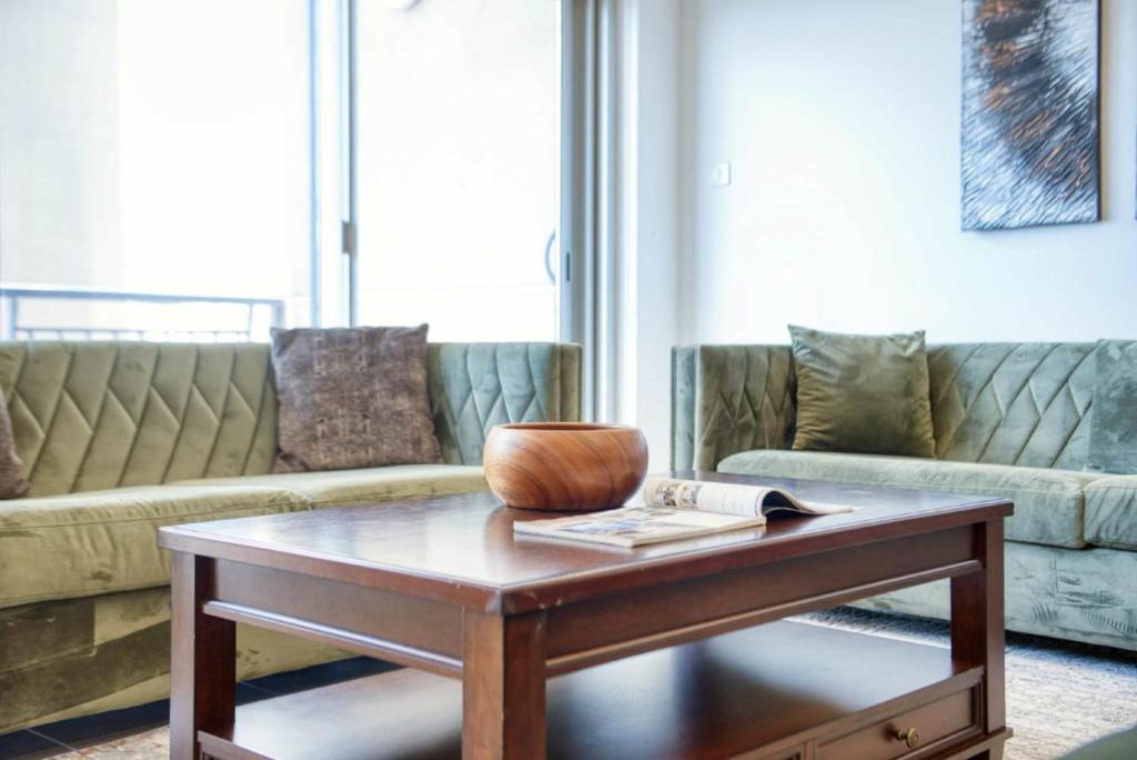 Posezení v ubytování Dream Inn Apartments- Emaar Towers - Rega Al Buteen