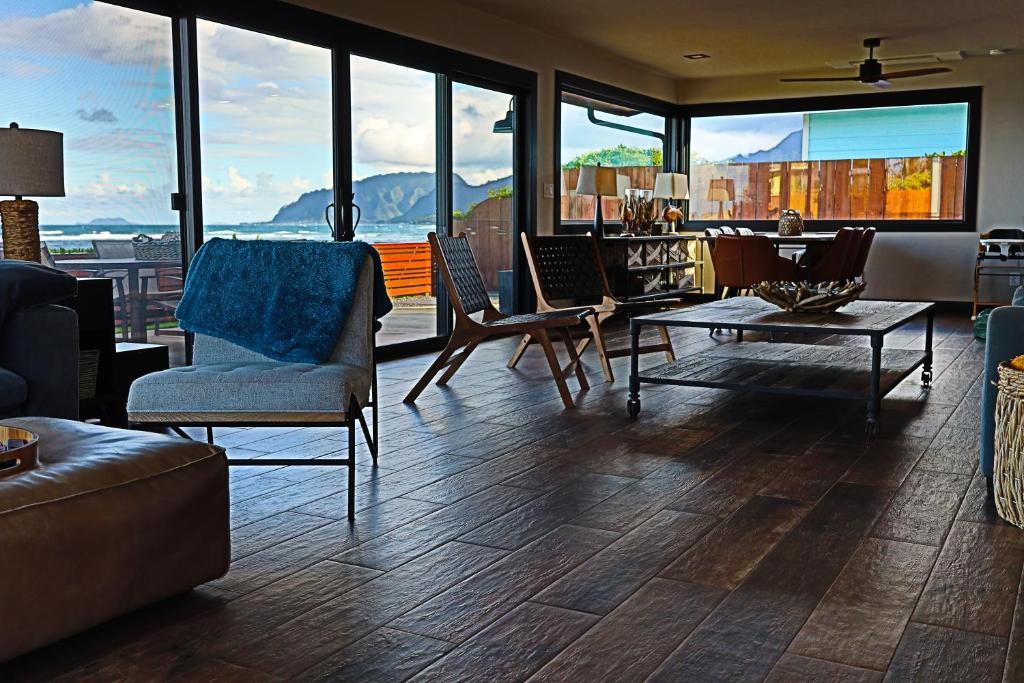 Posezení v ubytování Oahu's Best Kept Secret