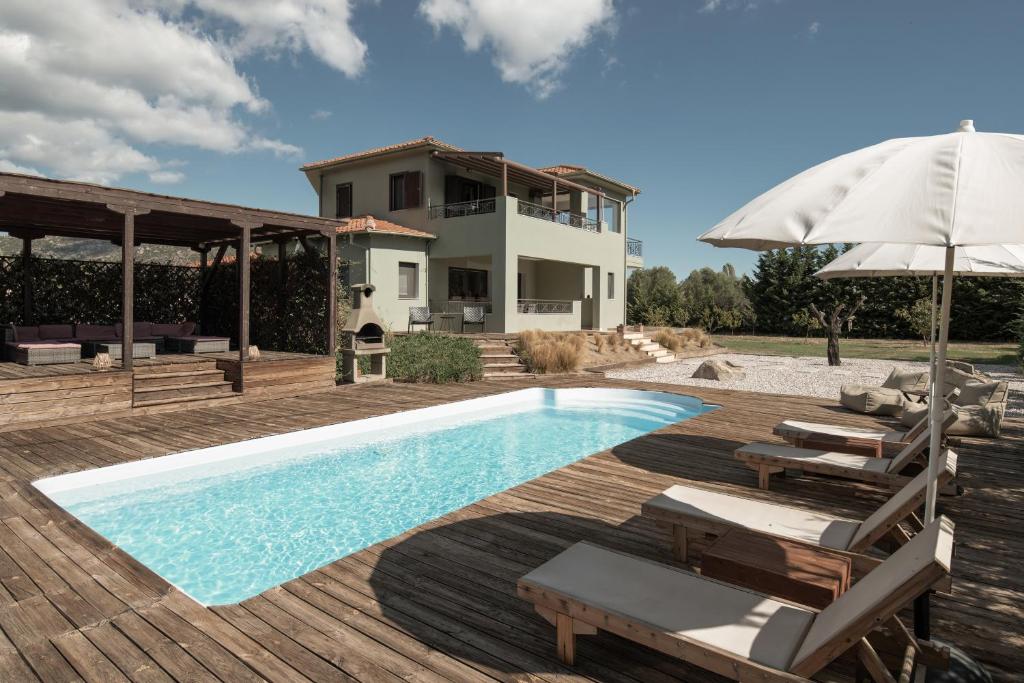 Πισίνα στο ή κοντά στο Thespis Villa 1