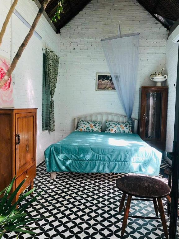 Postel nebo postele na pokoji v ubytování MOCAY farmstay