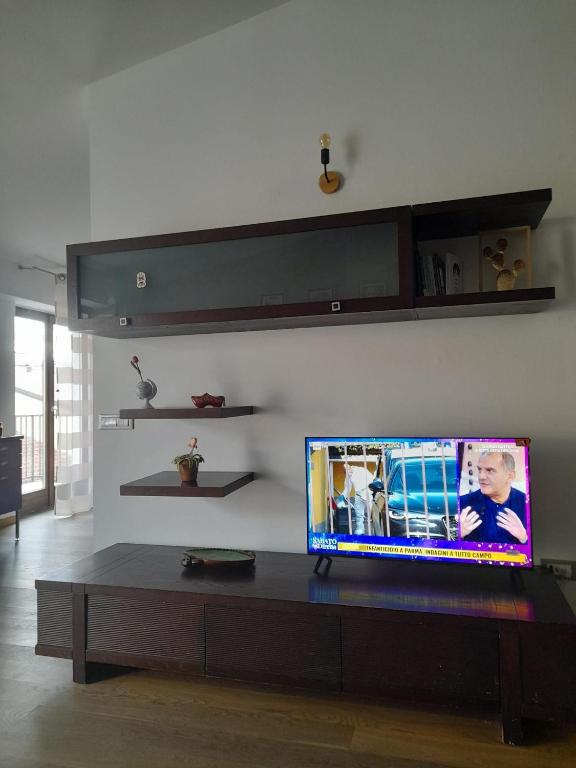 TV a/nebo společenská místnost v ubytování Casa Miglionico