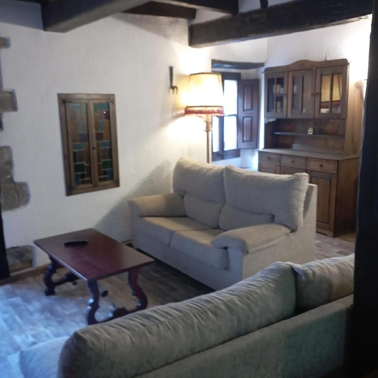 Posezení v ubytování Apartaments Can Lo