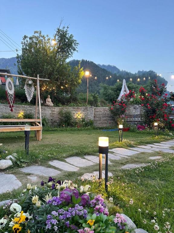 Zahrada ubytování Amarys Boutique Stays Manali