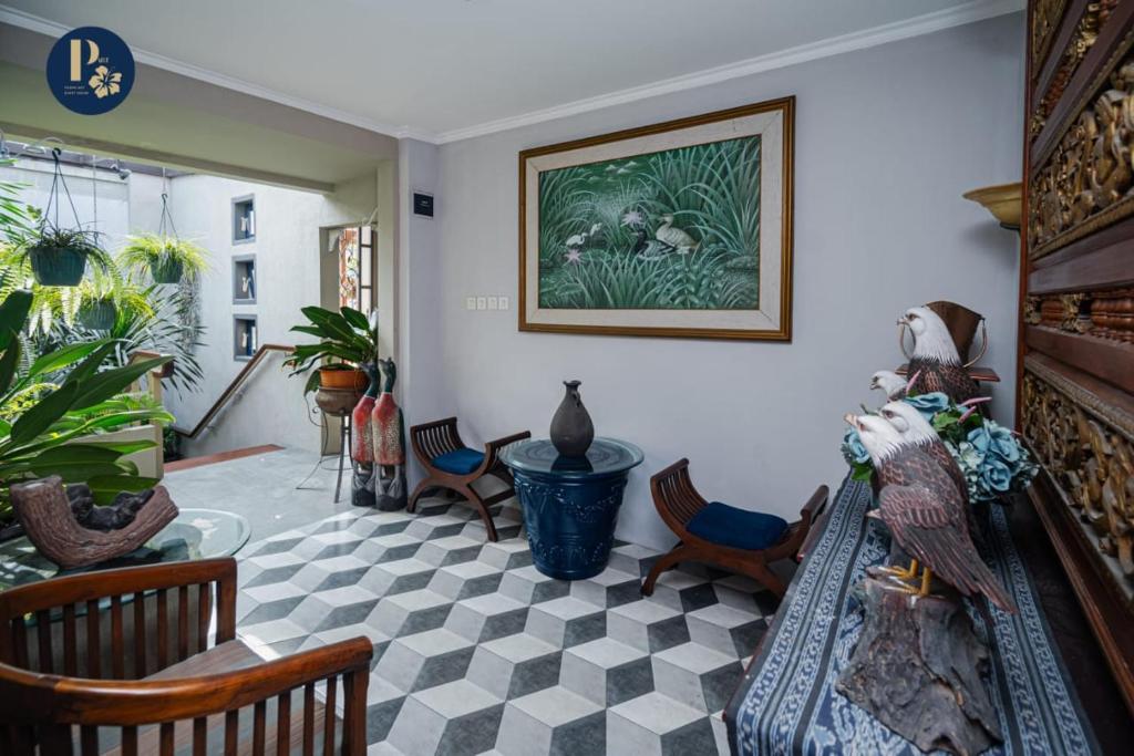 Posezení v ubytování Bali Puspa Guest House