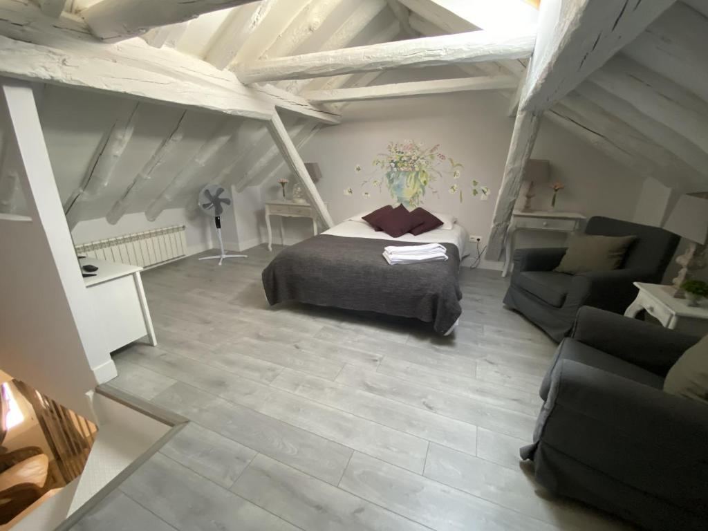 Posezení v ubytování Apartamentos "Casa Abuelo Juan"