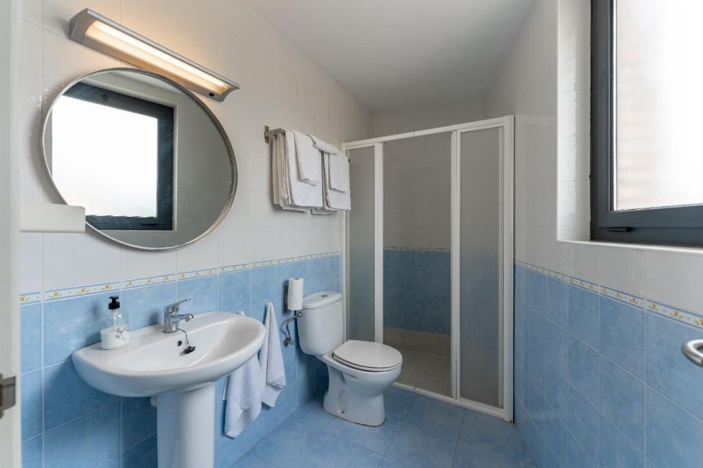 Koupelna v ubytování Can Salva amb Jacuzzi privat