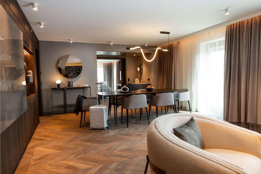Posezení v ubytování ATLANTIC Hotel Heidelberg
