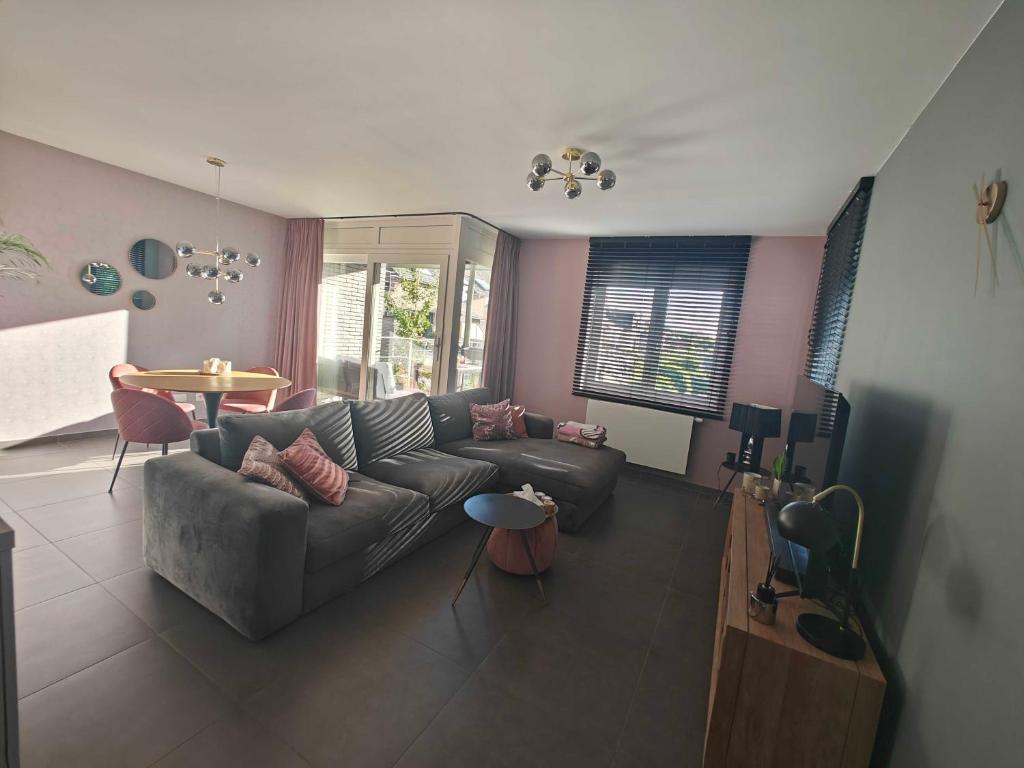 Χώρος καθιστικού στο Casa Rosa Leuven