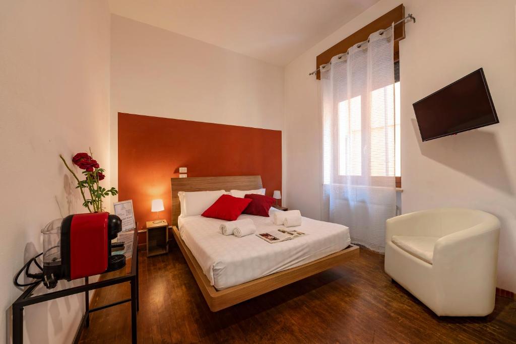 Postel nebo postele na pokoji v ubytování Italianflat - Rentroom Old Town - 200mt to Arena